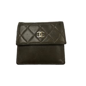 Vintage Chanel Quilted Card Holder